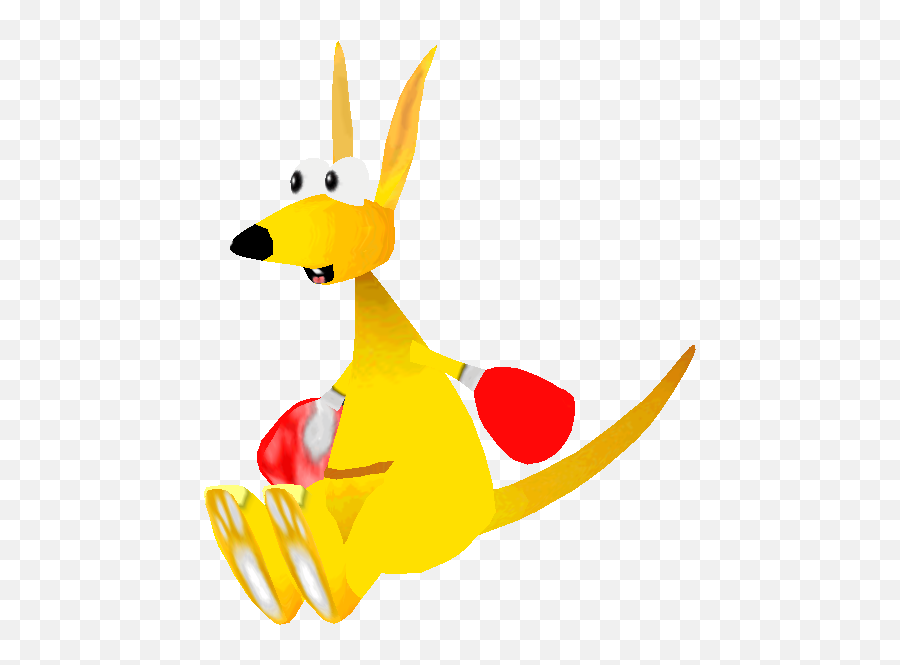 Kangaroo Clipart Yellow - Kao The Kangaroo Gif Transparent Kao The Kangaroo Gif Emoji,Kangaroo Clipart