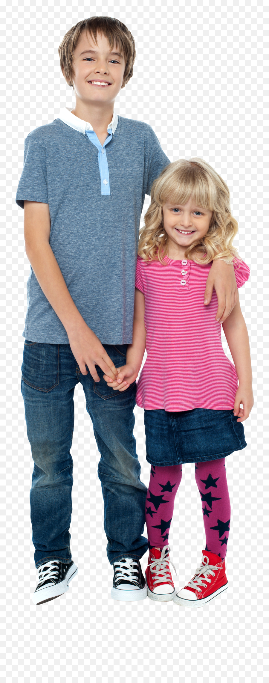 Boy And Girl Png Image - Standing Emoji,Girl Png