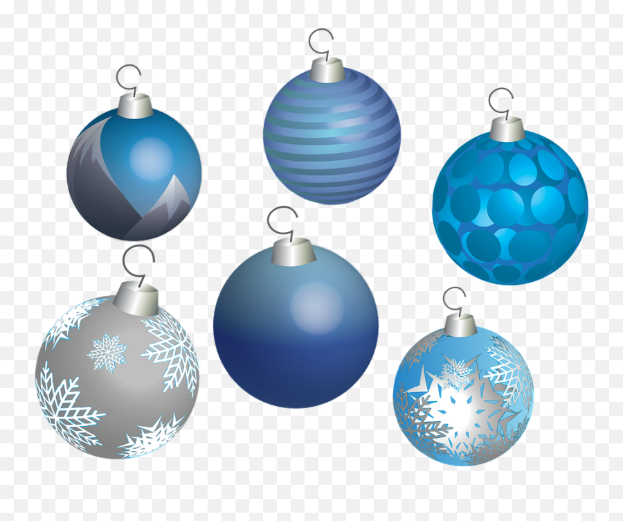 Happy Christmas Holiday Transparent - Enfeite De Natal Azul Emoji,Holiday Background Png