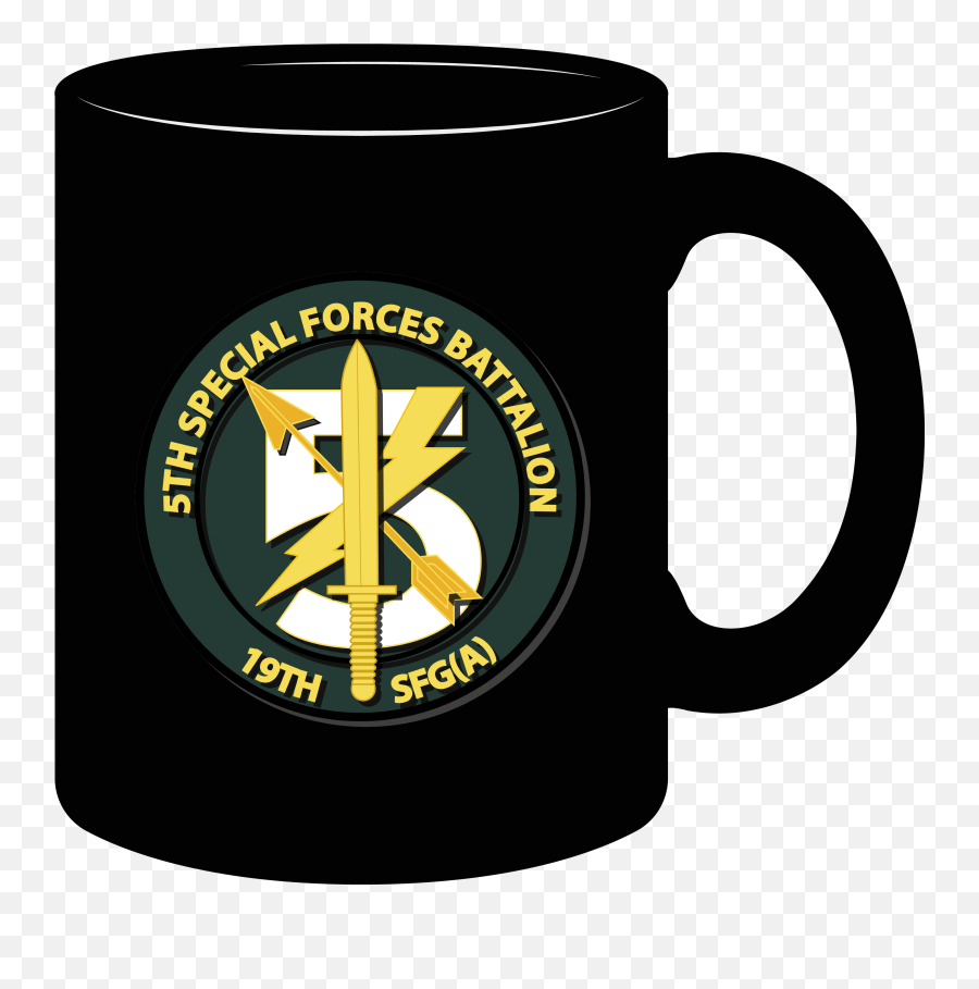 Customer Favorite Mug - Special Operations Forces 5th Emoji,Buffalo Soldiers Logo