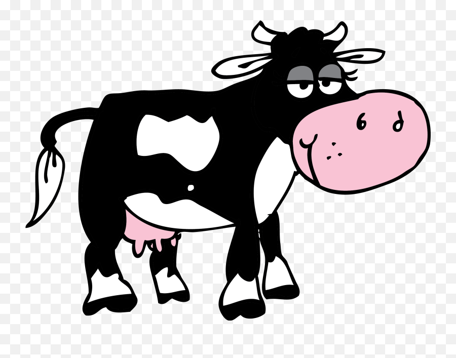 Clipart Grass Cow Clipart Grass Cow - Cartoon Cow Png Transparent Emoji,Cow Clipart
