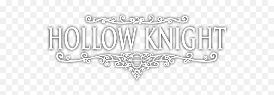 Hollow Knight - Steamgriddb Hollow Knight Logo White Emoji,Knight Logo