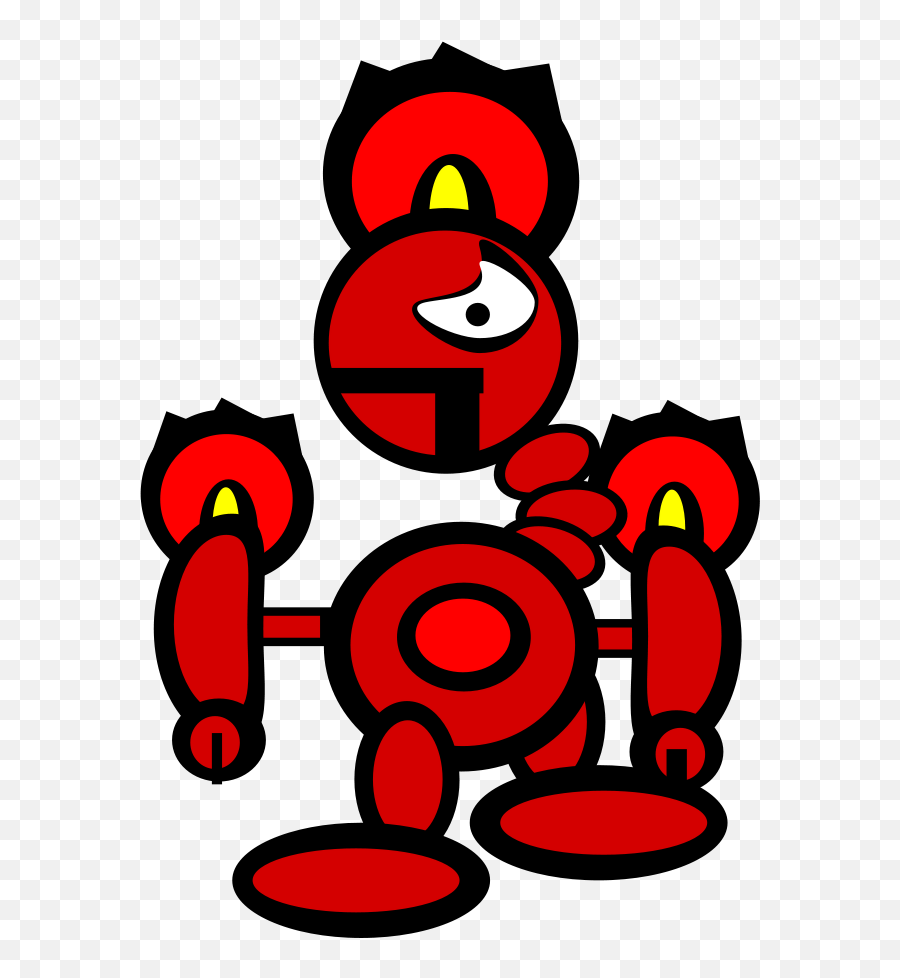 Download Hd Fire Robot Clipart Png Transparent Png Image Emoji,Free Robot Clipart