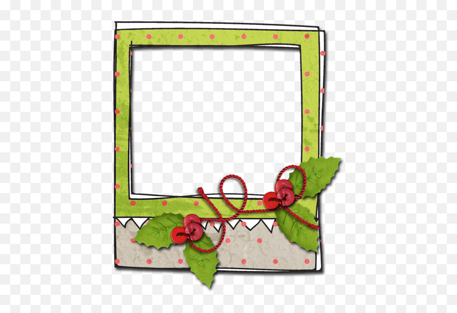 Download Cute Polaroid Frame Png - Polaroid Frame Christmas Emoji,Polaroid Picture Transparent