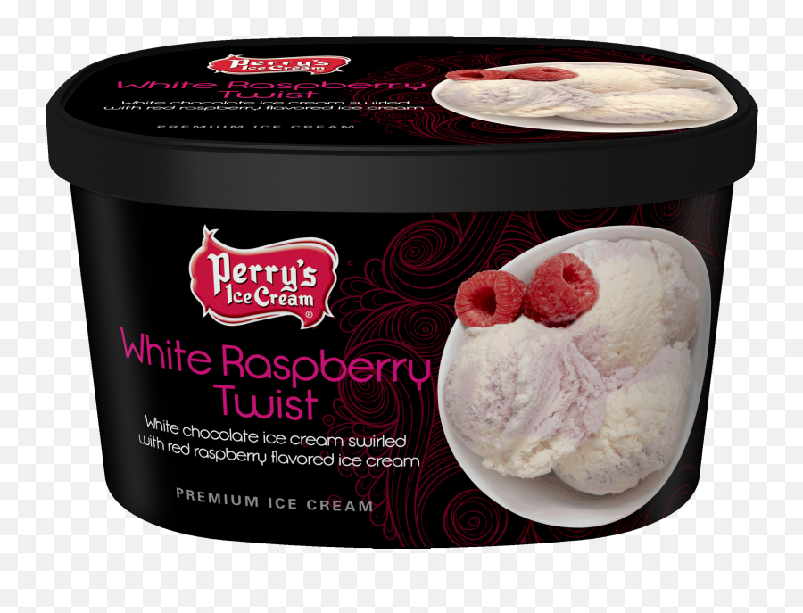 White Raspberry Twist Ice Cream - Perryu0027s Ice Cream Products Emoji,Raspberry Png