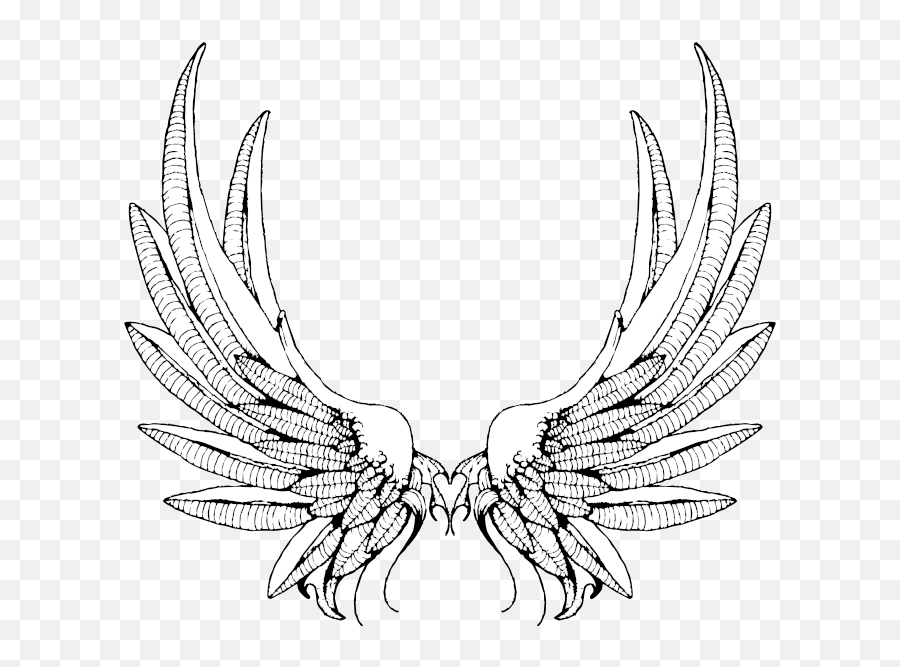 White Clipart Free Svg File - Language Emoji,Angel Wings Clipart
