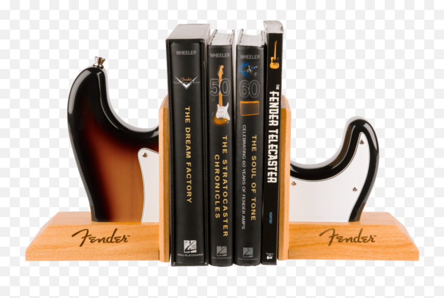 Fender Strat Body Bookends Sunburst - Fender Logo Stratocaster Bookends Emoji,Sunburst Png