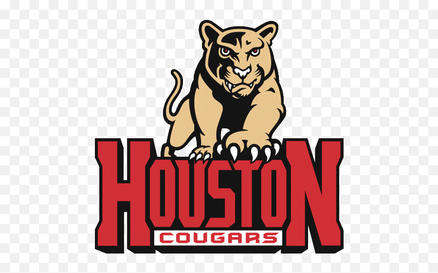 Pin - Logo Houston Cougars Basketball Emoji,University Of Houston Logo