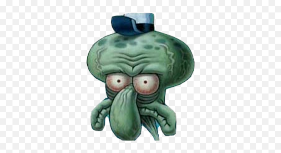 Scary Squidward - Scary Squidward Emoji,Squidward Png