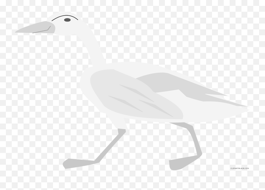 Goose Clipart Black And White - Duck Transparent Cartoon Duck Emoji,Duck Clipart Black And White