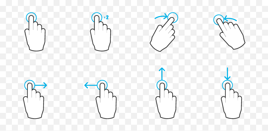 Two Finger Swipe - Dot Emoji,Swipe Up Png