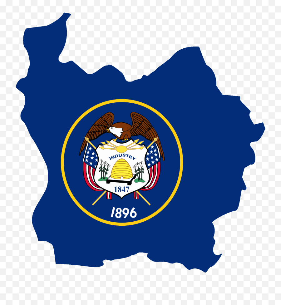 Fileflag Map Of The Proposed State Of Deseret Utahpng - Flag State Of Deseret Emoji,Utah State Logo