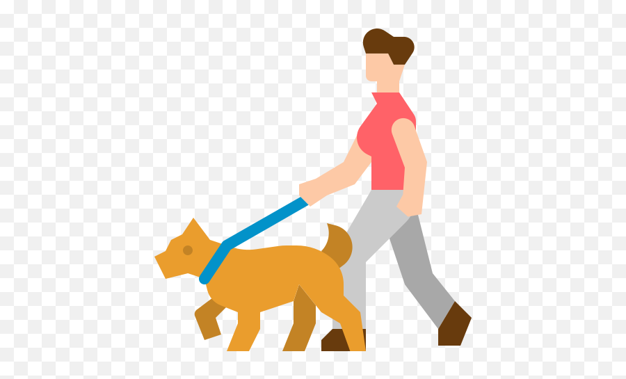 Robinhood Dog Walking - Dog Walking Flat Icon Emoji,Walking Png