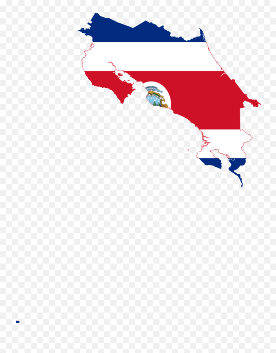Costa Rica Flag Map - Costa Rica Flag Map Wikipedia Emoji,Costa Rica Png