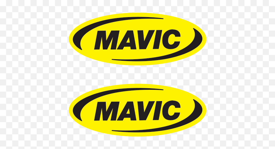 Printed Vinyl Mavic Mountain Bike Logo - Mavic Emoji,Bike Logos