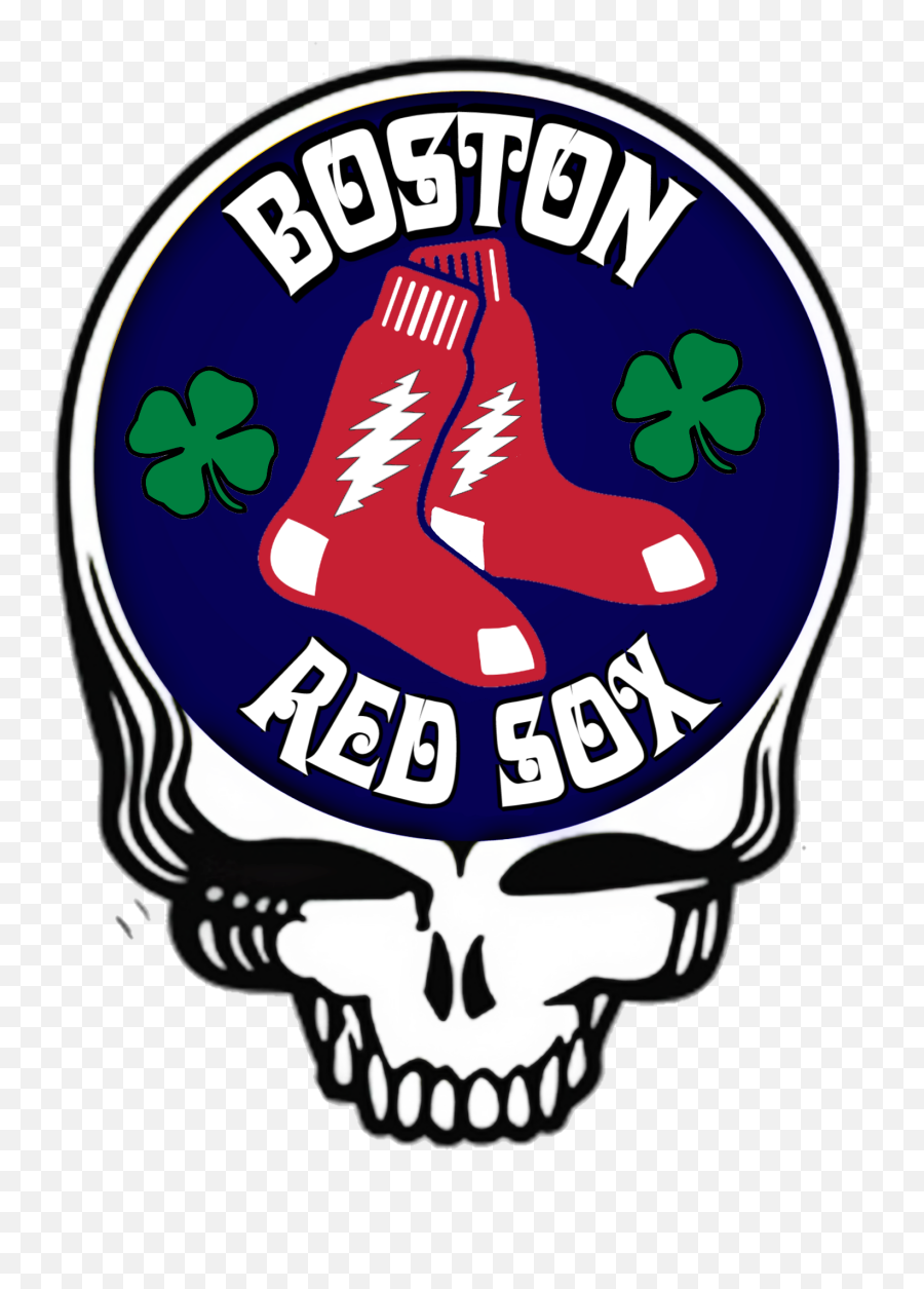 Boston Red Sox With Some Irish Flair Gratefuldead - Steal Your Face Emoji,Redsox Logo