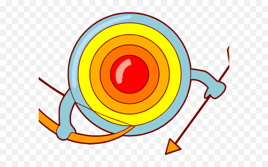 Target Clipart Cartoon - Archery Png Download Full Size Shooting Target Emoji,Target Clipart