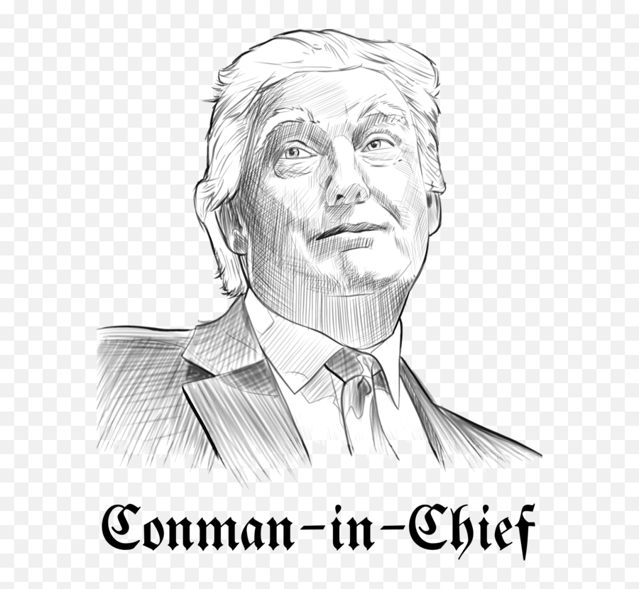 Emotionartmonochrome Photography Png Clipart - Royalty Donald Trump Drawing Transparent Emoji,Trump Hair Clipart