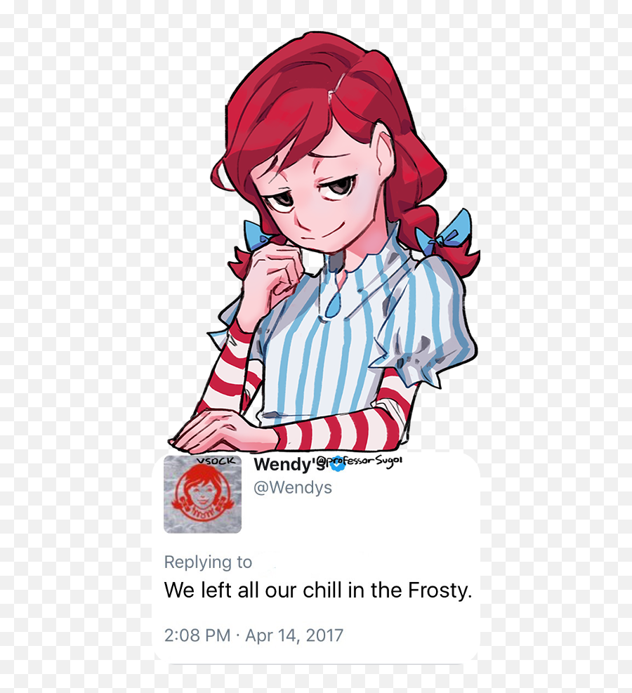 Wendys Girl Emoji,Wendy's Logo Girl