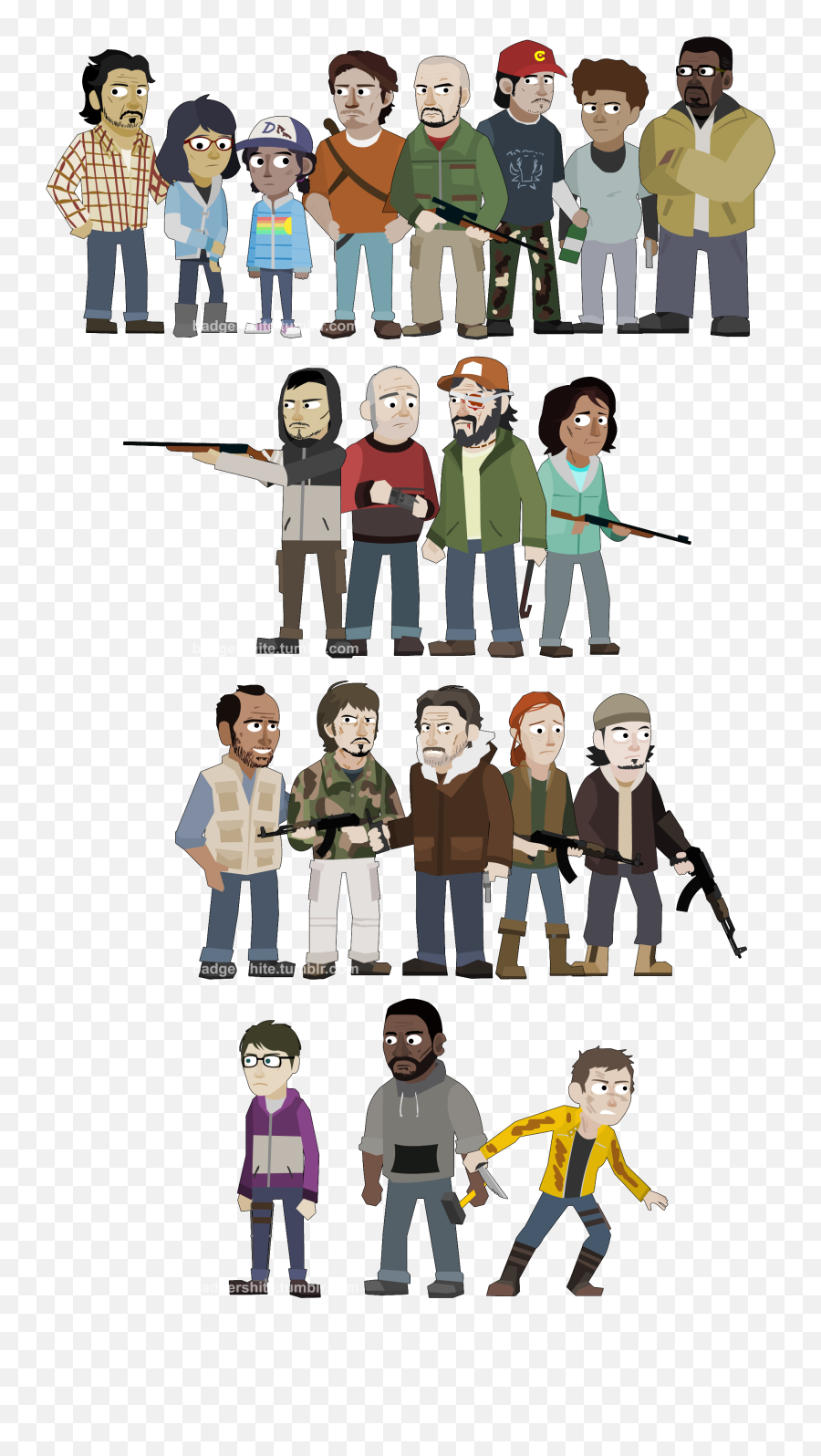 Twd Game Fan Art Png Image With No Emoji,Dead Clipart