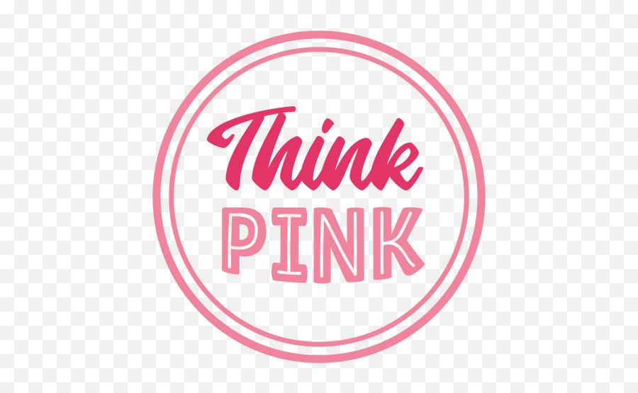 Awareness Think Pink Lettering Emoji,Think Png