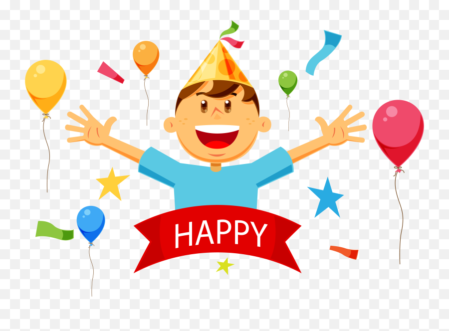 Library Of Free Birthday Clipart Black - Transparent Birthday Boy Clipart Emoji,Happy Birthday Clipart