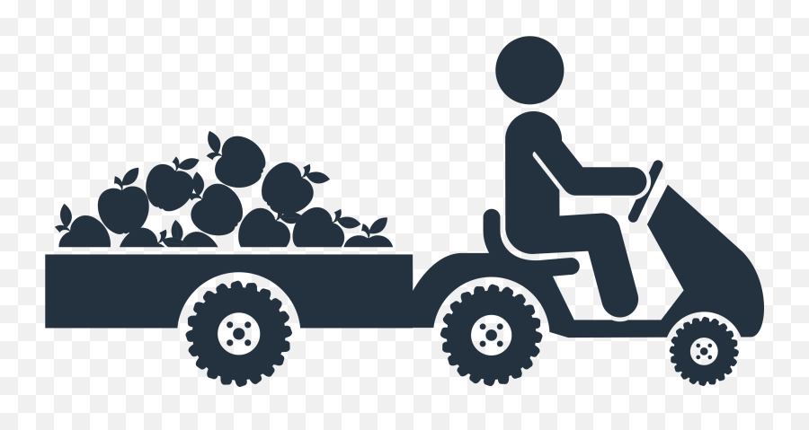 Pictogram Fruit Tree Clip Art - Pickup Truck Silhouette Png Emoji,Pickup Truck Clipart Black And White