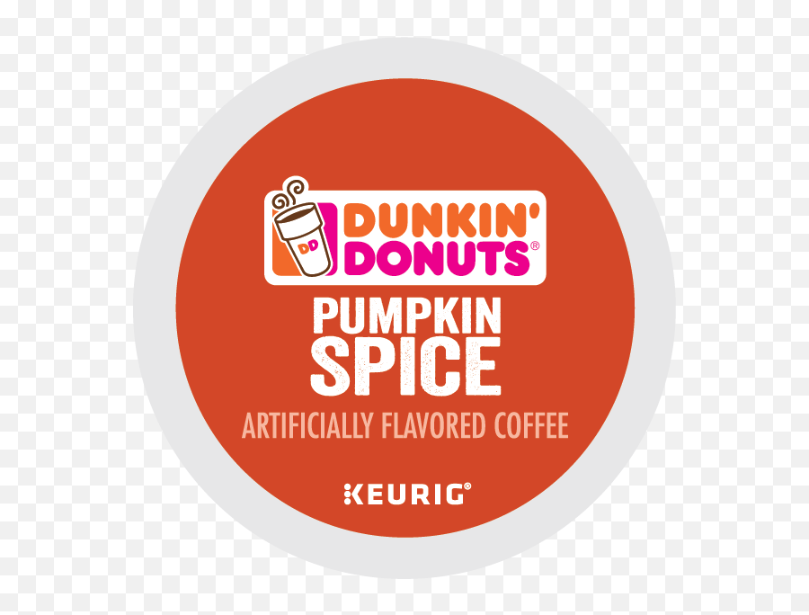 Download Hd Dunkinu0027 Donuts Pumpkin Kcups - Dunkin Pumpkin K Emoji,Dunkin Donuts Logo Png