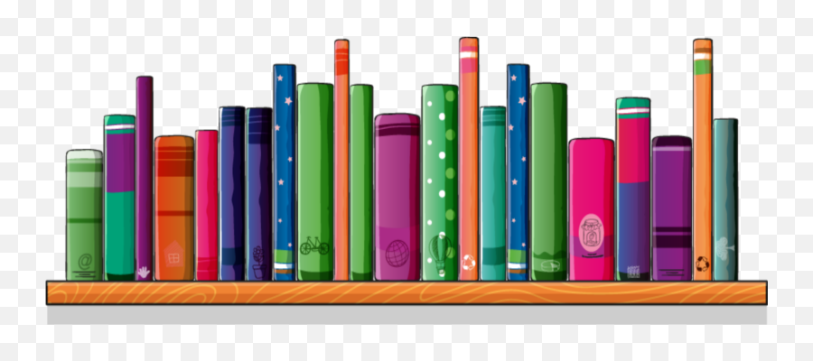 Mq Book Books Shelf Sticker By Marras Emoji,Books On Shelf Clipart