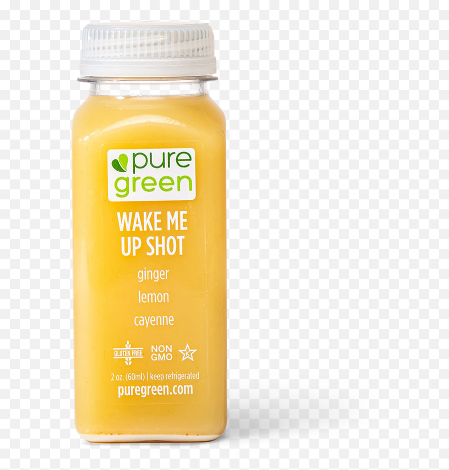 Wake Me Up Cold Pressed Juice Shot Emoji,Shots Png
