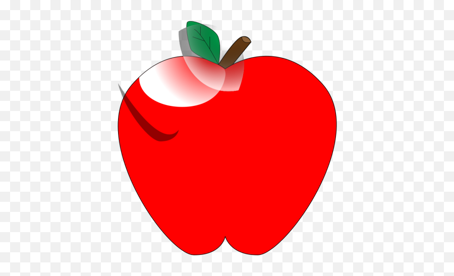 Cartoon Apple Png Svg Clip Art For Web - Download Clip Art Emoji,Red Apple Png