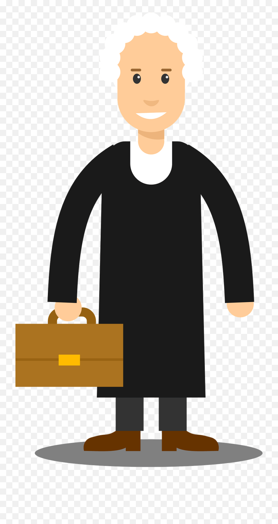 Judge Clipart - Dibujos De Un Juez Animado Emoji,Judge Clipart