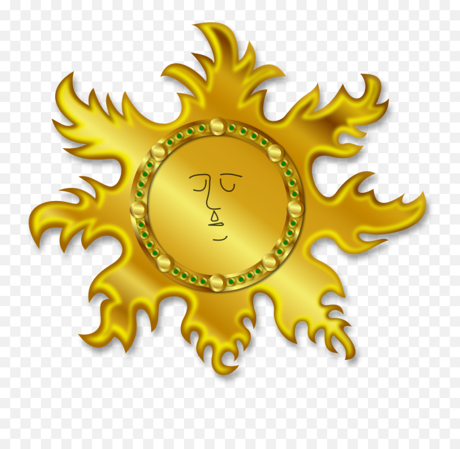 Sun Clipart Black And White Free Clipart Images 6 - Sol E Lua Dourado Png Emoji,Sun Clipart