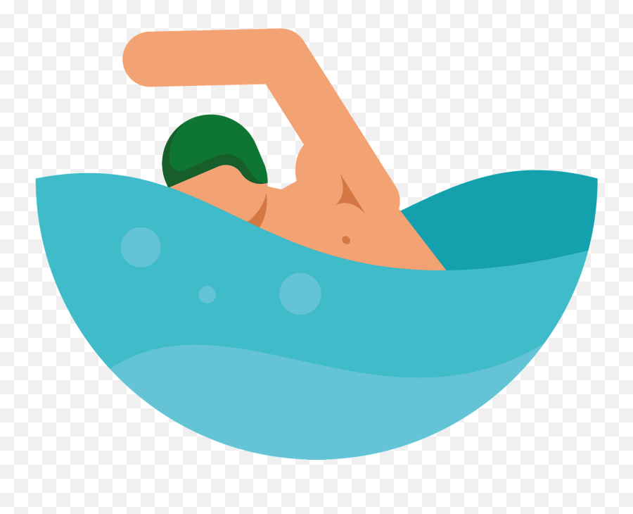 Swimmer Clipart - For Swimming Emoji,Swimmer Clipart