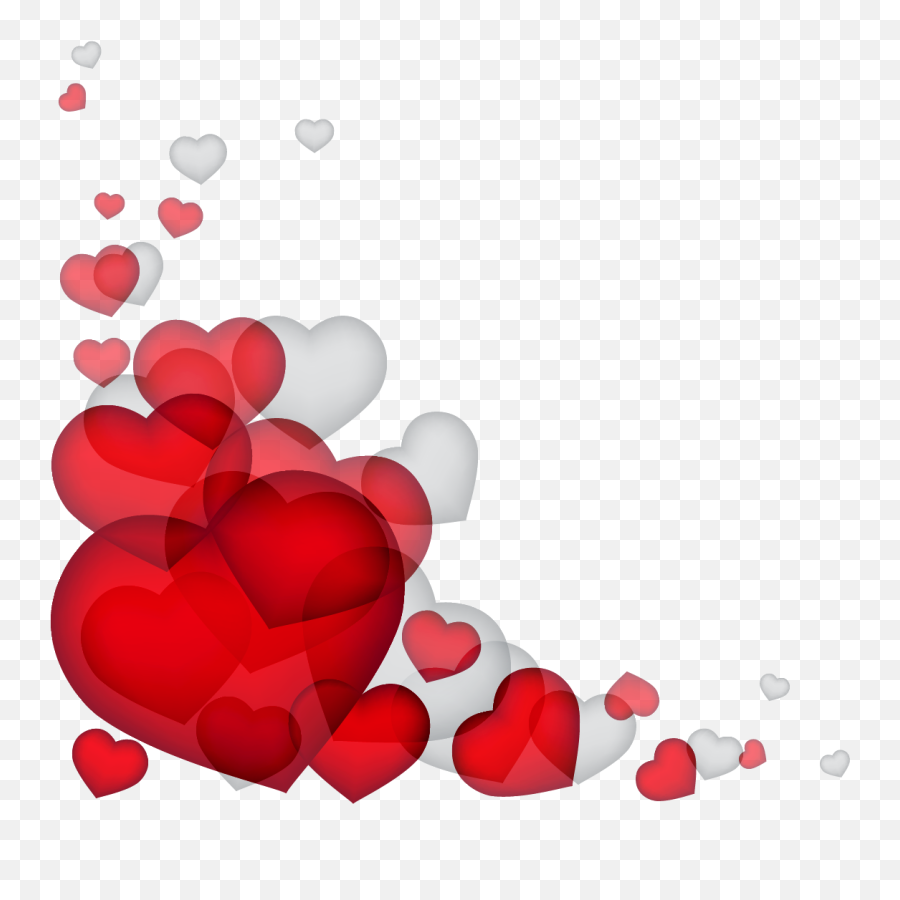 Corazones En Png Hd Png - Transparent Heart Border Design Emoji,Corazones Png