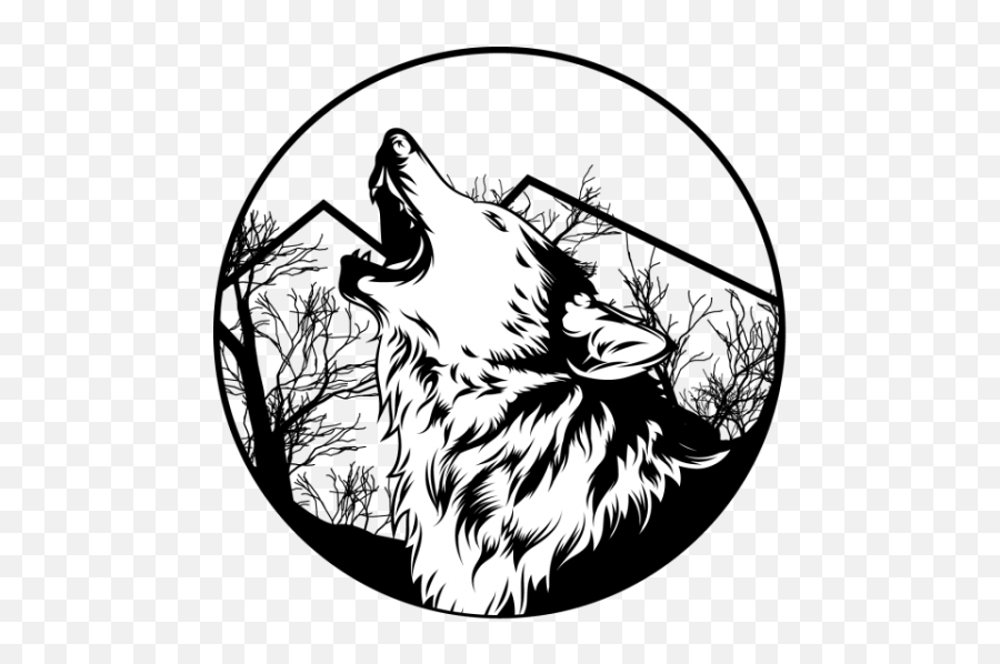 Angry Wolf Png Transparent Images - Vector Wolf Logo Png Emoji,Wolf Png
