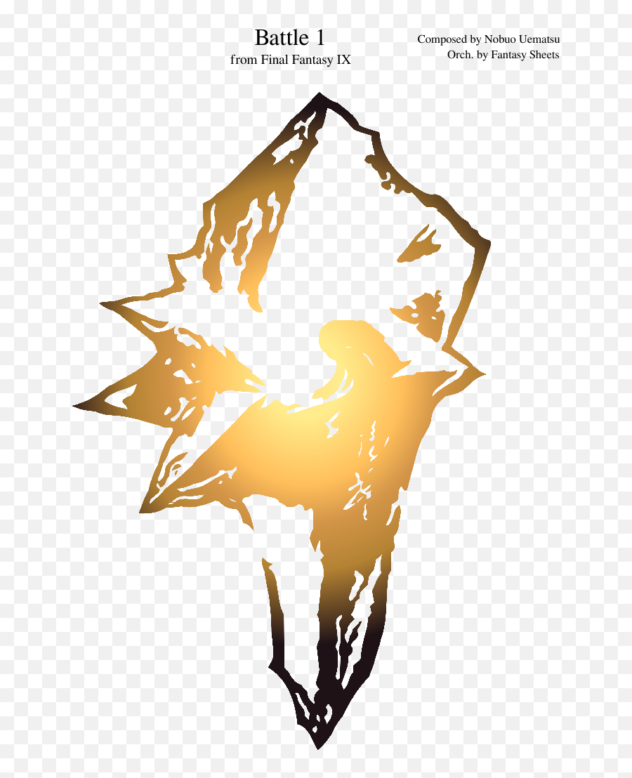 Print - Logo Final Fantasy 9 Emoji,Final Fantasy Logo