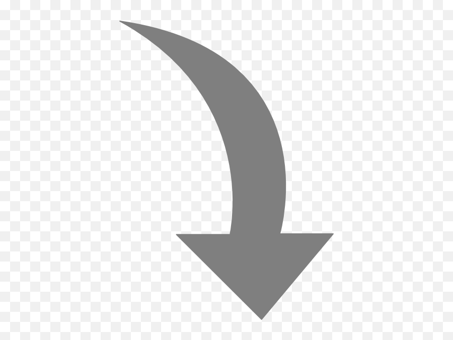 Download Hd Curved White Arrow Transparent Background - Turn Arrow Clipart Emoji,Arrow Transparent Background