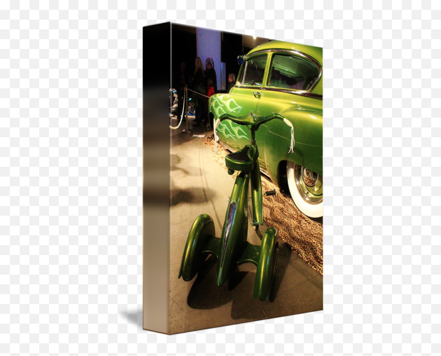 Green Flames And Trike Img By Kevin Monaghan - Synthetic Rubber Emoji,Green Flames Png