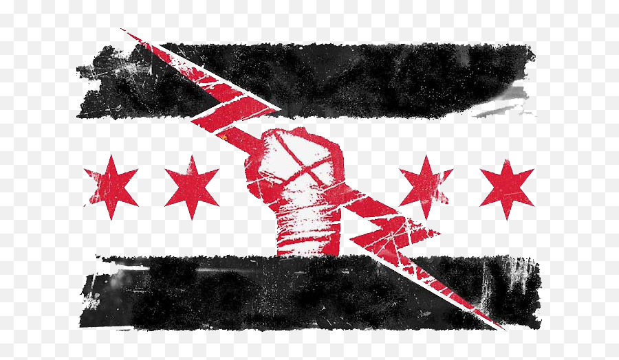 Chicago Flag Tattoo Chicago Flag Cm Punk - Cm Punk T Shirt Design Emoji,Chicago Flag Png
