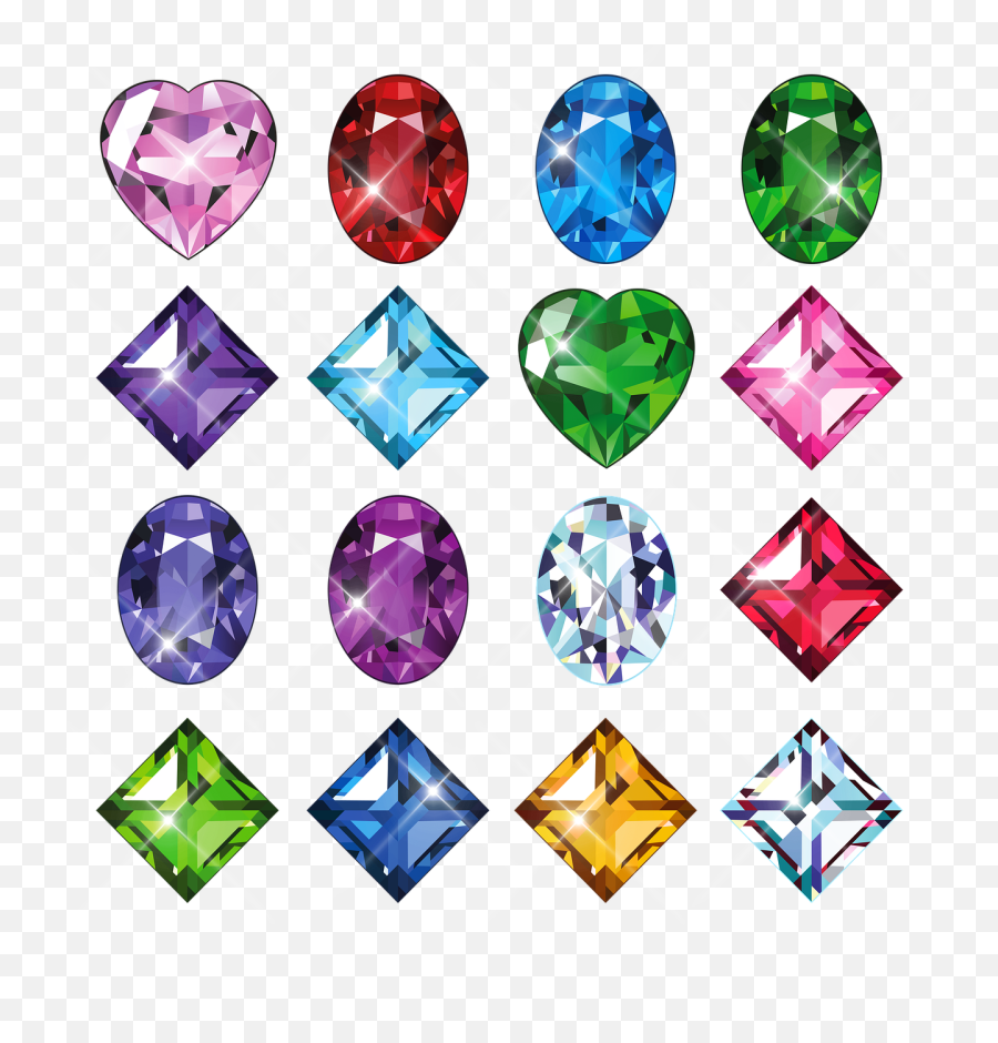 Gems Jewels Gemstones - Diamonds Rubies Emeralds Emoji,Gems Png
