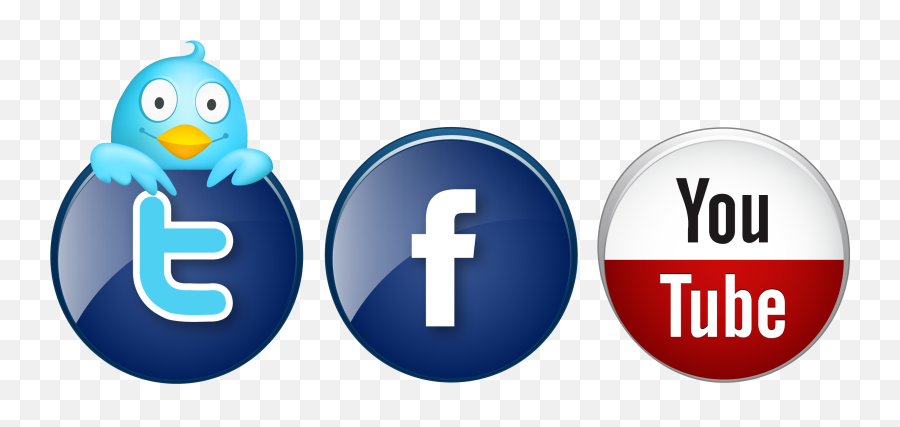 Social Media Png Transparent - Logos Facebook Instagram Youtube Png Emoji,Redes Sociales Png