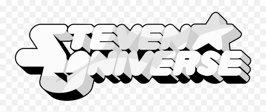 Steven Universe Logo Black And White Emoji,Universe Logo