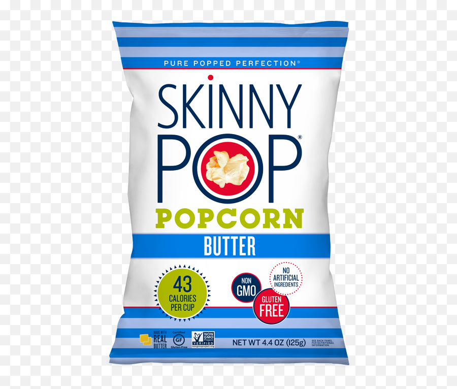 Real Butter Popped Popcorn - Skinnypop Popcorn Emoji,Butter Transparent Background