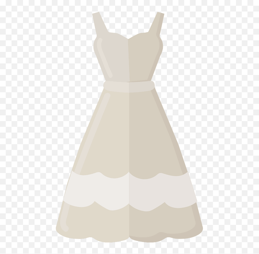 Wedding Dress Clipart Transparent 1 - Clipart World Emoji,Wedding Transparent Background