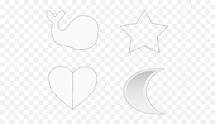 Free Clip Art Star Silhouette By Cres Emoji,Moon And Star Clipart