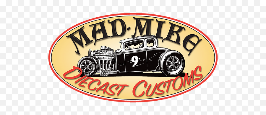 118 Scale Madmikecustoms Diecast Custom Cars Emoji,Custom Cars Logo