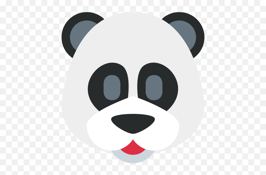 Panda Bear Face Emoji,Bear Emoji Png