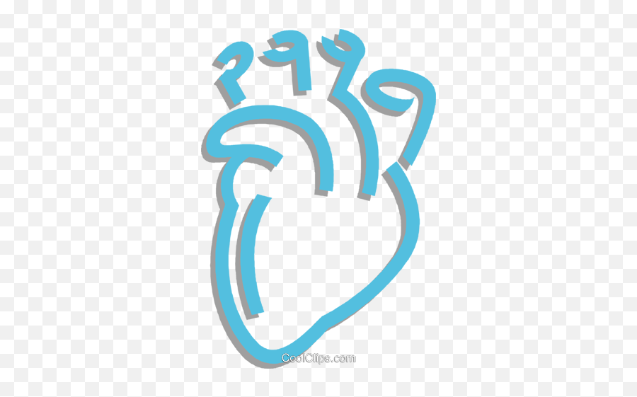 Human Heart Royalty Free Vector Clip Art Illustration Emoji,Anatomical Heart Clipart