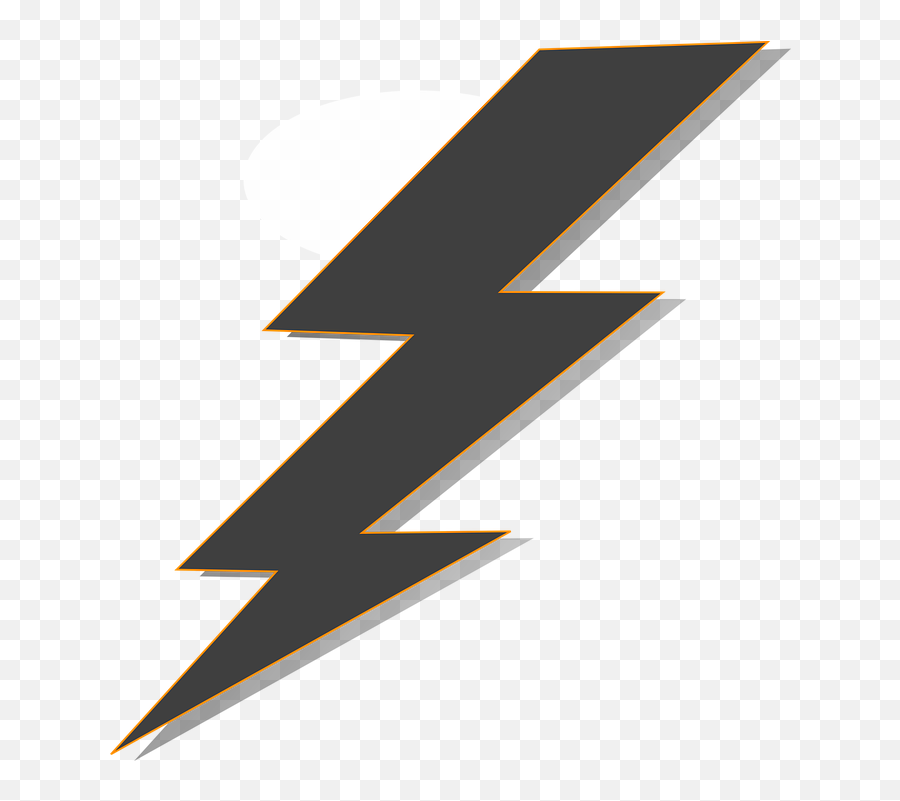 Transparent Lightning Bolt Vector - Transparent Background Thunder Clipart Emoji,Lightning Transparent